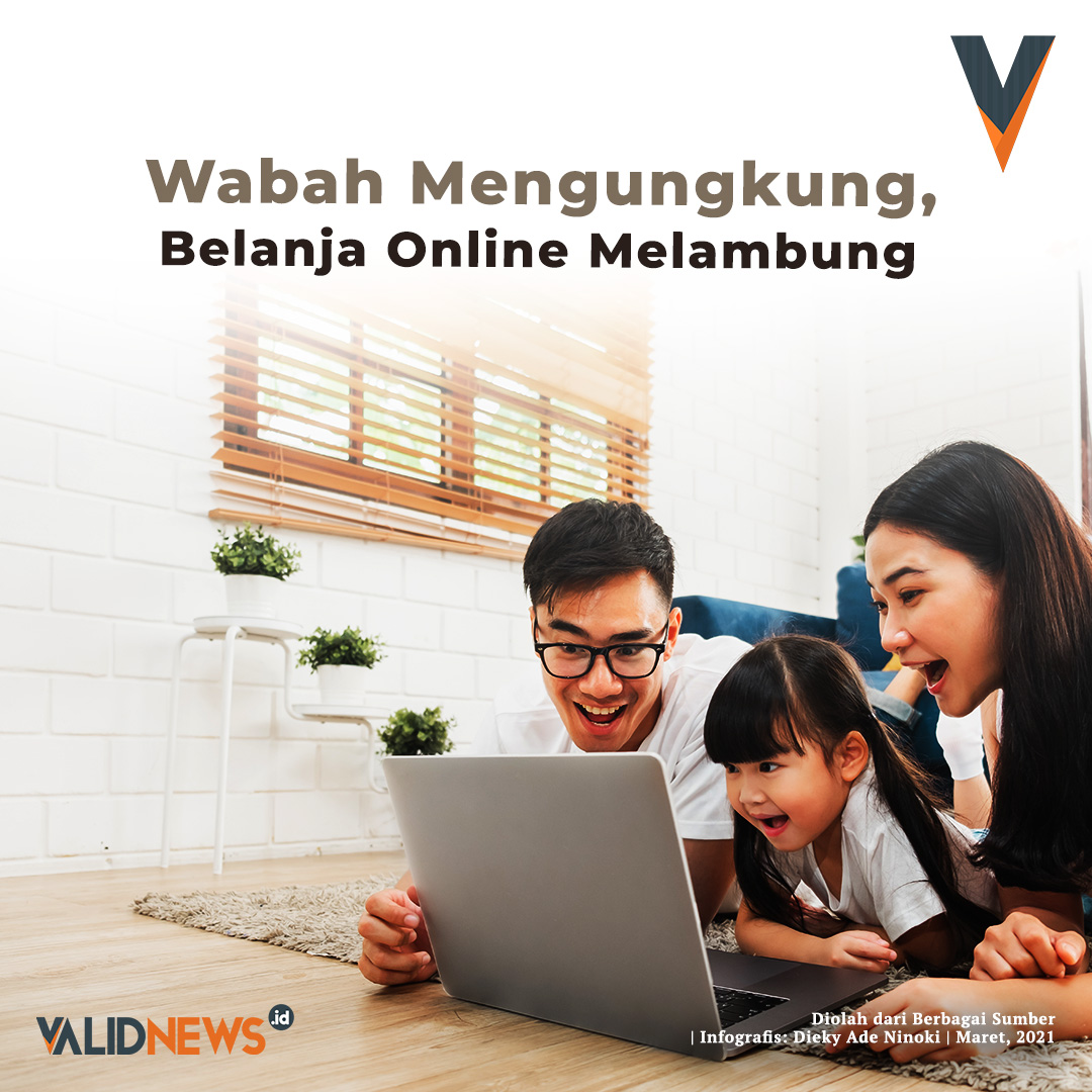 Wabah Mengungkung, Belanja Online Melambung